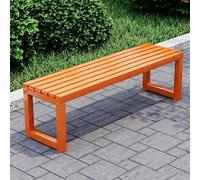 FYRDTNG Banc de Jardin Banc Public, Banc Extérieur en Acier Galvanisé, Robuste et Résistant aux Intempéries, Idéal pour Patio, Parc, Balcon & Espaces Publics, Coloré(Orange,220cm/86.6in)