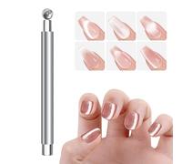 Fyrdyn Aimant à ongles œil de chaton, aimant à double extrémité pour ongles | Accessoires de beauté pour femme, équipement de manucure pour les rendez-vous, les voyages, les réunions, les