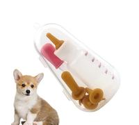 Fyrdyn Biberons pour lait maternel | Outil portable pratique avec balance - Tétines d'alimentation pour chatons | Pour eau et lait pour animaux domestiques chatons chats