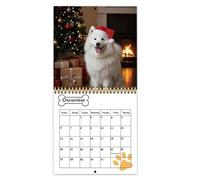 Fyrdyn Calendrier Chien 2026 | Calendrier Mural Chiots | Planning Mensuel Grand Format pour Maison Bureau Suivi Objectifs Personnels Préparations Fêtes