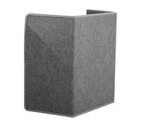 Fyrdyn Chauffe-Pieds Sous Bureau - Panneau Chauffant Silencieux,Chauffe-Pieds Électrique Forme U Silencieux Ajustable 5 Réglages Sécurisé Sous Bureau,pour Maison, Appartement, Chambre