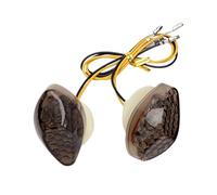 Fyrdyn Clignotants Moto LED,Feux LED pour Motos - Étanches pour Camping, Course, Ville, Tout-Terrain, Tourisme et Scooter