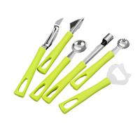Fyrdyn Cuillère Parisienne pour | Épluche-Légumes Multifonction | Découpeur Trancheur Éplucheur Ouvre-Bouteille,Pour Préparation Repas Maison Camping Restaurant Pâtisserie Café