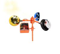 Fyrdyn Dispositifs d'Effarouchement d'oiseaux pour Extérieur,Reflecteurs Rotatifs Solaires Anti-Oiseaux | Décoration d'Extérieur pour Allée Patio Bateau Chemin Sol Ferme et Jardin