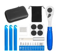 Fyrdyn Ensemble d'outils à cliquet - Outil flexible magnétique en métal, kit d'entretien de haute précision - pour les amis amateurs de maison, garage, entretien quotidien, réparation intérieure et