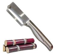 Fyrdyn Éplucheur à Canne à Sucre | Acier Inoxydable Éplucheur Manuel Légumes - Accessoire De Cuisine Avec Manche Ergonomique Pour Restaurant Hôtel