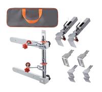 Fyrdyn Guide de Perçage pour Poignées de Tiroir - Gabarit De Poignée De Meuble,Équipement De Montage Glissant Pour Boîte À Outils Et Meuble Avec Système De Coulissement