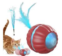 Fyrdyn Jouet Électrique pour Chat | Jouets Interactifs pour Chat Balle Automatique | Boule Électrique Mobile Fournitures pour Animaux pour Chaton et Chien Enrichissement Exercice Chasse Entraînement