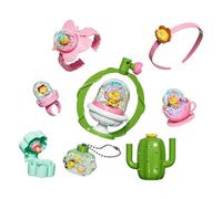 Fyrdyn Kit De Création De Bijoux Pour Filles,Kit Loisir Créatif Enfant | Activités Manuelles Créatives Amusantes Pour Filles Cadeau Loisirs Projets Favoris Fête Pendant Bague Temps Jeu Jouissance