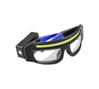 Fyrdyn Lunettes de Sécurité pour Hommes Travail | Lunettes De Cyclisme Pour Hommes Et Femmes | Masque De Protection Avec Lumière TYPE-C Anti-Buée Pour Moto Sports Aventures Extérieures Femmes