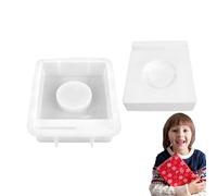 Fyrdyn Moule à Bougie en Silicone | Forme de Lapin pour Moulage | Modèle En Silicone Pour Bougeoir De Pâques,Pour Plâtre, Argile, Savon, Fête, Maison, Vacances, Anniversaire