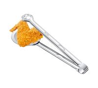 Fyrdyn Pinces de Cuisine,Filtre à Huile Mignon Acier Inoxydable Ustensile - Filtre pour Friture à Huile Pinces de Cuisine,Pour Buffet Steak Salade Grillade BBQ Extérieur
