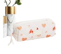 Fyrdyn Pochette Maquillage Mignonne,Pochette De Rangement Cosmétique - Étui À Cosmétiques Portable pour Femmes Et Filles - Voyage Vacances Fitness Sport,pour Quotidien Randonnée Affaires Vacances
