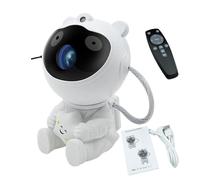 Fyrdyn Projecteur Galaxie Astronaute | Projecteur Étoiles Télécommande Veilleuse Lumière Nuit,Luminaire Plafond Étoilé Multifonction Déco Chambre pour Adultes