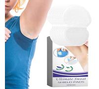 Fyrdyn Protège-Sous-Bras Pour Femmes Contre La Transpiration - 10 Pièces Invisibles Non Tissés Protections Anti-Transpiration | Coussinets Pour Aisselles Pour La Transpiration | Pour Soins Personnels