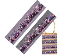 Fyrdyn Ruban Gothic Pour Scrapbooking - Autocollants Décoratifs | Rouleau Festif Autocollants Gothiques pour Journal Créatif et Emballage d'Activités Manuelles