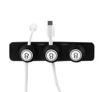 Fyrdyn Support Organiseur de câbles,Rangement magnétique pour câbles | Support pour Fils magnétique | pour Bureau Maison Table de Nuit Chambre Dortoir Mur