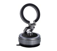 Fyrdyn Support Téléphone à Vide - Support Véloce Amovible avec Ventouse pour Voiture,Berceau Rotatif 360° Pliable et Accessoire Auto Portable Compatible Téléphones et GPS