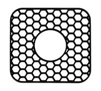 Fyrdyn Tapis Protecteur Évier - Protège-Porcelaine en Silicone | Protection 'Évier Anti-érapante Résistante à la Chaleur Maille 30x28 cm pour Cuisine Maison Buanerie Comptoir