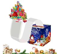 Fyrdyn Tirelire de Noël | Fournitures de fête d'hiver, porte-monnaie extractible, pour planificateurs de fêtes, amis, cadeaux pour occasions spéciales, événements d'entreprise, activités scolaires