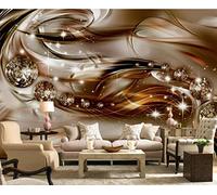 FYRHLH 3D Papier Peint Abstrakte Kugel Grand sticker mural Salon Chambre Bureau Couloir Décoration Peinture Murale Moderne Décor Mural 250cm×175cm(LxH)