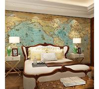 FYRHLH Papier peint mural Abstrakte Karte Papier peint photo pour chambre d'enfant Décoration murale Poster géant en papier Chambre Moderne Décor 400cm×280cm(LxH)
