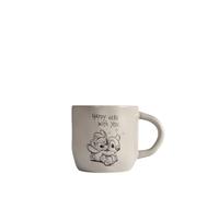 Fyrklövern Disney Stitch Tasse 30 cl - Tasse en grès de qualité supérieure, avec des citations originales et une touche faite à la main. (gris)