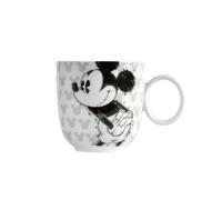 Fyrklövern Lot de 4 tasses Disney Mickey Mouse, 32 cl, en porcelaine, de qualité supérieure, avec design graphique