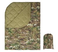 FYRTA Poncho Liner, Poncho de Survie, Poncho Isolé, Sac de Couchage Poncho, Couverture de Stade de Camping, Couverture de Poncho Coupe-Vent pour Le Camping, Chasser-CP