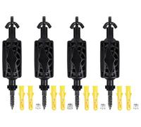 FYRTA Support de Montage pour Appareil Photo Sauvage - Support Réglable à 360° pour Arbre de Caméra - Raccord Universel 1/4''- 20 vis pour Les Caméra de Chasse, Camera de Chasse Solaire,4 Piece