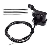 FYSHIQING 7/8'' 22mm Thumb Throttle Cable Accelerator Control Handle Assembly Replacement for 50cc 70cc 90cc 110cc 125cc 250cc TaoTao ATV Quad Go Kart Pit Bike (with 4 Cable Ties)