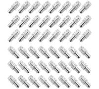 FYSL Étagère Broches 100PCS Taquet Etagere 5mm Goupilles de Support D'étagère,Goupilles D'étagère avec Manchon en Caoutchouc Support D'étagère à Goujons Métal Nickelé pour Armoire Bureau Accessoires