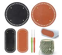 FYSL Lot de 4 fonds de sac pour crochet en cuir synthétique Avec trous pour sac à main 18 x 8 cm