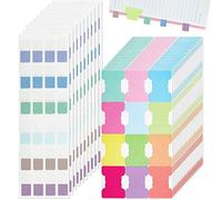 FYSL Lot de 720 bandes adhésives pour la lecture, le marquage de page, le bureau, l'école (480 onglets d'index colorés, 240 onglets Morandi)