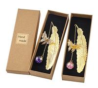 FYSL Marque-pages papillon à ressort métallique 2Pcs - Marque-pages à ressort métallique pour anniversaires, fête des mères, enseignants, adultes et enfants