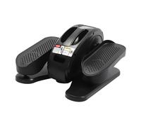 Fyssnn Mini vélo elliptique électrique silencieux avec coussinet antidérapant et 5 vitesses et télécommande, portable sous table, pour personnes âgées, adultes (noir)