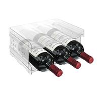 FYting Range Bouteille Casier à Bouteilles,Range Bouteille vin,Rangement Bouteille Porte-canette Transparent pour Gourde Paille,Gourde avec Paille,Bouteille deau,Gourde Enfant - 6 Bouteilles