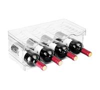 FYting Range Bouteille Casier à Bouteilles,Range Bouteille vin,Rangement Bouteille Porte-canette Transparent pour Gourde Paille,Gourde avec Paille,Bouteille deau,Gourde Enfant - 8 Bouteilles