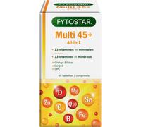 Fytostar Multi 45+ Complément Alimentaire Vitamines Et Minéraux 60 Comprimés