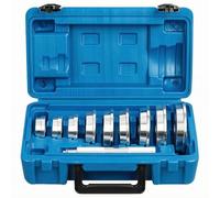 FytStycale 10 Pieces Kit Presse à Roulements Rangement Moulé Outil Montage Roulement Poignée Moletée Douille Roulement