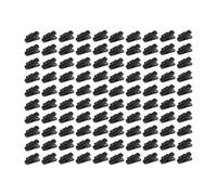 FytStycale 100 Pièces Clips Fils Casque Pinces de Fixation Câble Écouteurs Supports Vêtement Clips Anti-Glissement Oreillettes en PP Rotation à, Style C