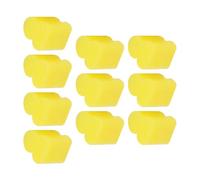 FytStycale 10x Coussinets En Silicone pour Cors Alto, Accessoires et Butées pour Trompette et Tuba, 3.5 mm jaune