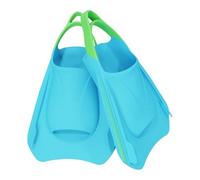 FytStycale 2 Paires de Palmes de Natation Courtes, Idéales pour Les Débutants en Snorkeling Nautiques Subaquatiques, M Blue