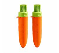 FytStycale 2 Pièces Épluche-Gingembre Ail 3 En 1 Léger Processeur Gingembre Ail Portable Tranchant Éplucheur Triple Fonction pr Préparation des Repas, Rouge