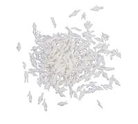 FytStycale 20 Mini-modèles Blancs à Monter Soi-même pour Décorer Une Table avec Des Sièges, 1: 300