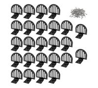 FytStycale 25 Grilles de Retenue de Neige pour Toitures Métalliques, Butées, Bloqueurs D'accumulation, Joints Debout, Retenue de Neige pour Toitures Métalliq