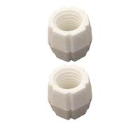 FytStycale 2x Adaptateur de Recharge de Dentifrice, Bouchon de Conversion, Connexeur de Transfert pour Tubes Standard, Transfert Compact pour Tube de Dentifrice, pour Voyage et Usage Quotidien, Blanc