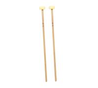 FytStycale 2x Maillets pour Glockenspiel, Marimba, Vibraphone, de Percussion pour, Xylophone, Tambour, Carillon, Jaune