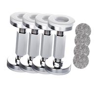 FytStycale 4 Pièces Threaded Bed Frame Stabilisateur Réglable Anti Secousse pour Tête de Lit avec Pads Meubles Protecteurs et Structure Alliage Robuste pour Arm, Réglage de 93 mm à 120 mm