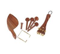 FytStycale 5 Kits de Pièces et Accessoires pour Violon, Cheville pour Violon 3/4 et 4/4, Pièces Détachées pour Violon En Bois, Accessoires pour Instruments